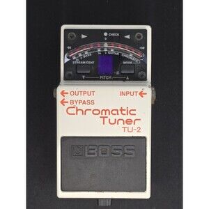Boss TU-2 Chromatic Stage Tuner Guitar Effect Pedal Used Test Completed